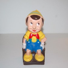 1970's Vinyl Pinocchio Bank by Play Pal Plastics Walt Disney Productions picture