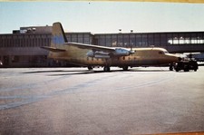 Hughes Air West F-27 Postcard picture