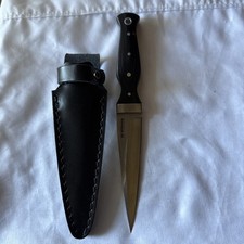 Rare/Discounted Magnum by Boker Black Sghian Dubh Fixed Blade Knife w/Sheath picture