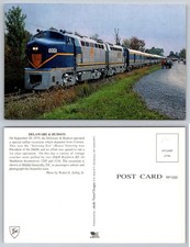 1975 D&H Sharknose Train 1205 Middle Granville NY Railfan Postcard picture