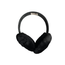 UGG Women's Black Classic Faux Fur Sheepskin Soft Fleece Snow Earmuffs Size OS picture
