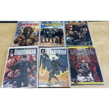 American Gods Neil Gaiman Dark Horse Comics Book Lot Shadowman Valiant Variant 1 picture