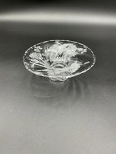 Heisey Serving Bowl- Etched Rose Pattern picture