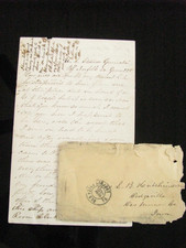 CIVIL WAR IOWA REBEL SOLDIER LETTER TO HIS WIFE- HE DESERTS &  JOINS THE US NAVY picture