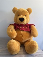 Winnie The Pooh 36” GIANT Plush Stuffed Bear XL Vintage Disney No Bee picture