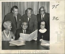 1969 Press Photo Members of the United Negro College Fund Plan 1969 Drive picture