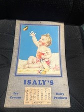 Vintage 1933 Isaly's Dairy Products Advertising Calendar picture