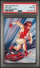 LOW POP 1994 SKYBOX DC MASTER SERIES #52 IMPULSE MASTER SERIES PSA 8  picture