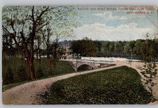 Bridge And Boat House, Roger Williams Park, Providence, Rhode Island Postcard picture