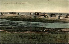 Orleans MA Shoreline Houses The Robbins Bros. Co. c1900s-10s Vintage Postcard picture