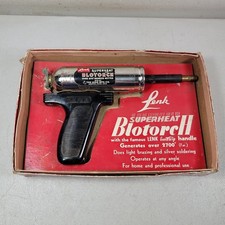Vintage Pistol Grip Blowtorch Lenk Superheat Blotorch No 222 w/ Original Box picture