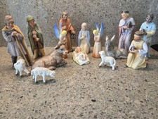Vintage 16 Piece Goebel Hummel Nativity Porcelain Figurines  Germany 6tall picture