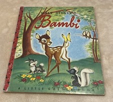 A Little Golden Book Walt Disneys Bambi 1st Little Golden Book 1948 D7  picture