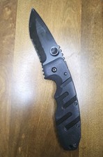 CRKT RYAN SERRATED DROP BLACK ZYTEL HANDLE Knife 6813 picture