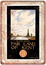Vintage GRAY Milner Travel Poster Retro Look Sign T1609 picture