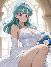 Bluma Dragon Ball Waifu Sticker picture