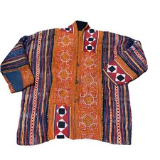 Vintage Hmong Paj Ntaub ABC Jacket Handcrafted By The Hmong People picture