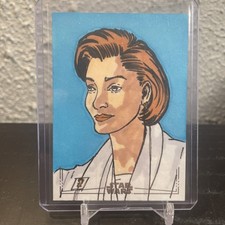 2026 TOPPS CHROME STAR WARS GALAXY Mon Mothma ART OF JOJO HILARIO SKETCH 1/1 picture