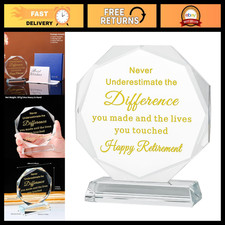 Employee Appreciation Crystal Trophy Awards - Perfect Gifts for Volunteers & Sta picture