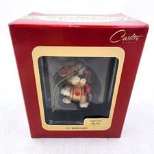 Carlton Cards St Bernard Dog Christmas Ornament  Heirloom Collection b picture
