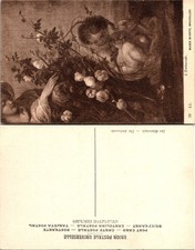 Musee Wiertz Bruxelles Postcard L'Embuscade Cherub Painting Vintage Unposted picture