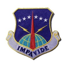 90th Missile Wing IMPAVIDE Patch – With Hook and Loop, 3.5