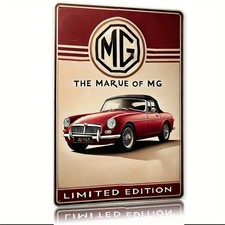 Retro for MG Convertible Tin Metal Signs Home Décor Rustic Iron Wall Art with Cl picture