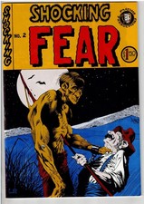 SHOCKING FEAR #2 (1983) VFNM VERY RARE PASTIME PUBLICATIONS picture