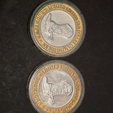 Boomtown Hotel Casino Reno $10 Silver Strike Tokens Lot .999 Fine Limited Ed picture