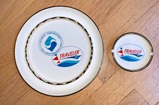 2 - 1964 STANRAY CORPORATION / TRAVELER BOATS 75th Anniversary ASHTRAY Large picture
