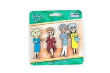 The Golden Girls 4-Piece Enamel Pin Set | Rose | Blanche | Sophia | Dorothy | picture