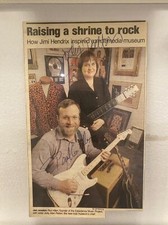 Paul Allen/Jody Allen Patton Dual Signed News Paper Article. JSA Full Letter picture