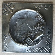 Badge automobile auto car club Austria 1926 1936 OTC Osterreich Touring Club picture