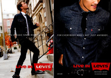 2014 • LEVI'S JEANS Shirt • 2 page  Print Ad • 2000's Fashion FA-02 picture
