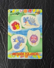 [LP] Lapras Seadra #02 Sticker - Sealdass Orange Islands - Pokemon Japanese 1999 picture
