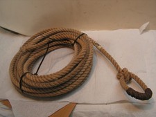 Vintage Old Retired Cowboy Lariat Lasso Rope Western Wall Home Decor 25' 1/2