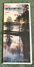 1969 Official Wyoming Highway Map Excellent Condition picture