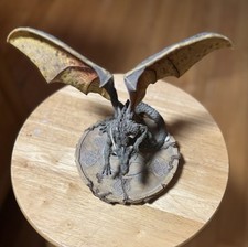 Dragonsite Dragon Sculpture Autographed 2002 Broken See Pictures picture
