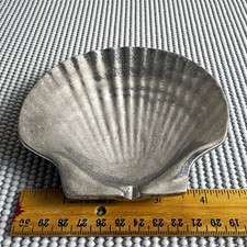 Vintage Pewtarex Scallop Shell Dish Olde Country Reproductions York PA 4.5