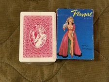 Vintage Play Girl Risqué Playing Cards ~ Sealed Deck / Open Box - Playgirl 1960s picture