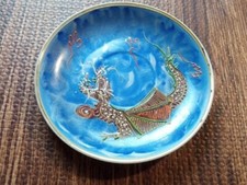 Vintage Hand-painted Dragonware Moriage Japanese Dragon Saucer picture