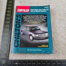 Chilton Repair Manual Chrysler FWD 4-Cyl 1981-95 Wiring Vacuum Diagrams 20382 picture