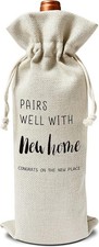 Housewarming Wine Gift Bags - Gift for New Home, New Home Owner Gift, Realtor Gi picture