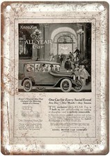 1917 Kissel Vintage Automobile Ad Retro Look Metal Sign AM8643 picture