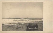 Newagen Maine ME Beach c1900s-20s RPPC Real Photo Postcard picture