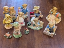Cherished Teddies Bear Figurines lot of 9 picture