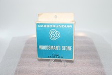 Vintage Woodsman's Axe Sharpening Honing Stone 3 in. x  5/8 in. Double Grit picture