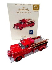 Hallmark 2006 1961 GMC Fire Truck Fire Brigade #4 Magic Light Keepsake-518-315 picture