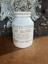 Antique Boots Large Cash Chemist - Confection of Senna w/Printed Lid, c. 1900 picture