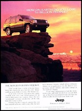1996 Jeep Grand Cherokee Vintage Advertisement Print Art Car Ad J370 picture